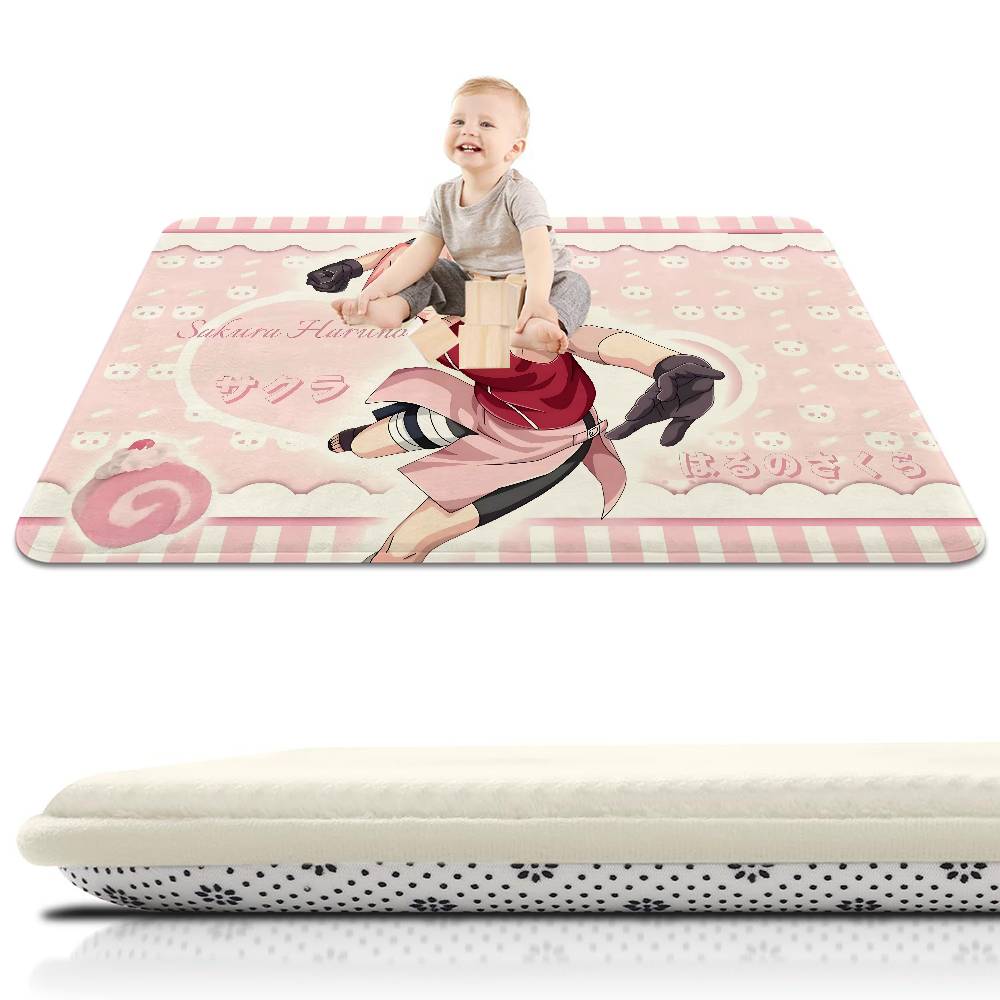 N-NARUTO Cool Floor Mat Bathroom Absorbent Mat Simple Door Dirt-resistant Mat Home Kitchen Mat Foot Mat Entry Mat