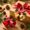 Plastic Christmas Bell Pendant DIY Christmas Tree Bell Decoration  Indoor Decor Prop