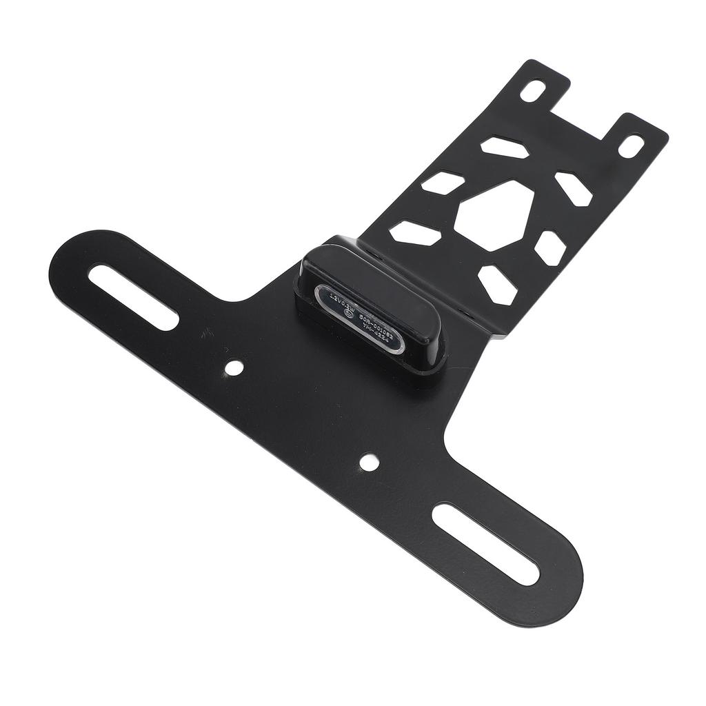 Motorcycle License Plate Light Mount Iron Motorcycle Tail Rear License Plate Frame Replacement For