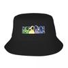 SHADOW WIZARD MONEY GANG Pixel Art Bucket Hat Panama For Kids Bob Hats FisherUnisex Summer Beach Fishing Unisex Caps