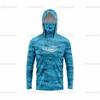 Men's Sunscreen Upf50 + Long-sleeved Camouflage Fishing Wear Anti-UV Mask Hooded