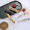304 Stainless Steel Mini Titanium-Plated Sugar Cube & Ice Tongs for Food and Restaurant Use