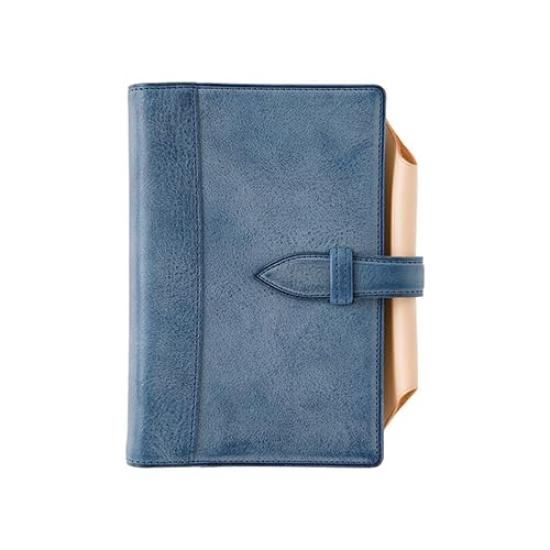 

Limited edition Bible size 20mm Genuine leather system notebook 899 N/PEARCE [Blue] синій
