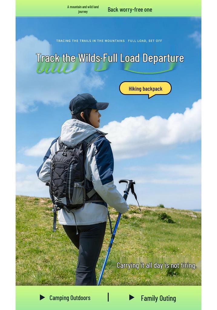 2026 Dual-Use Large Capacity Cycling Backpack & Shoulder Bag