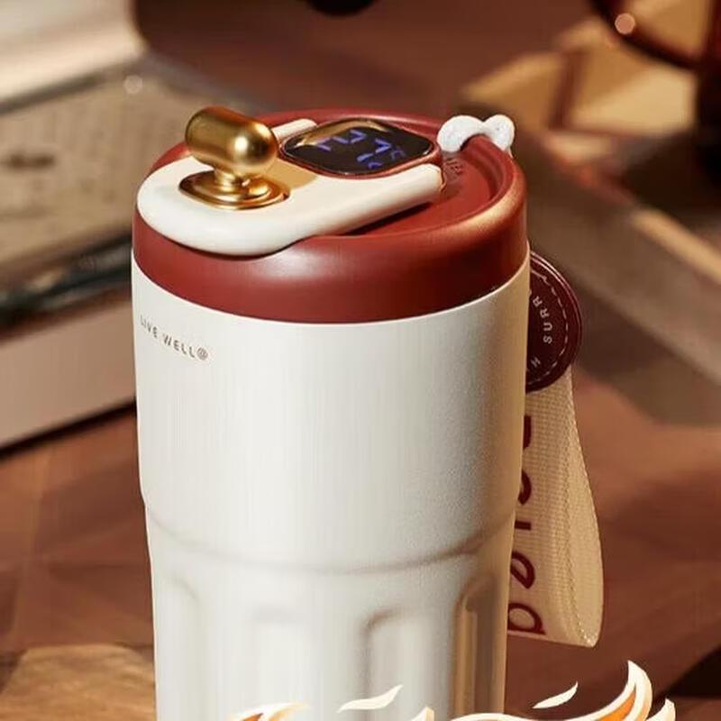 RELEA Smart LED Display Insulated Mug