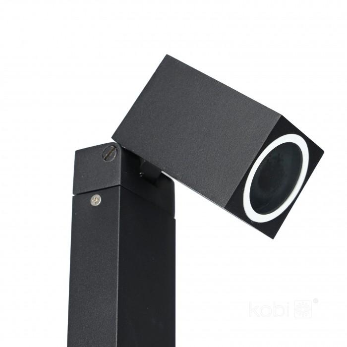 Garden post 1xGU10 IP44 black