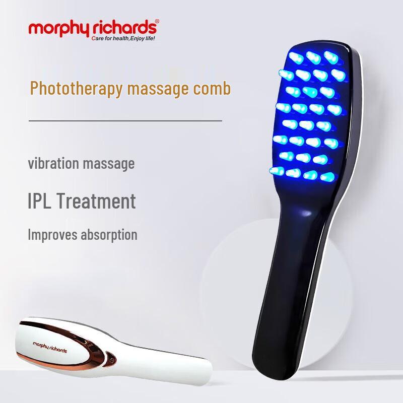 Morphy Richards Red & Blue Light Therapy Scalp Massager Comb