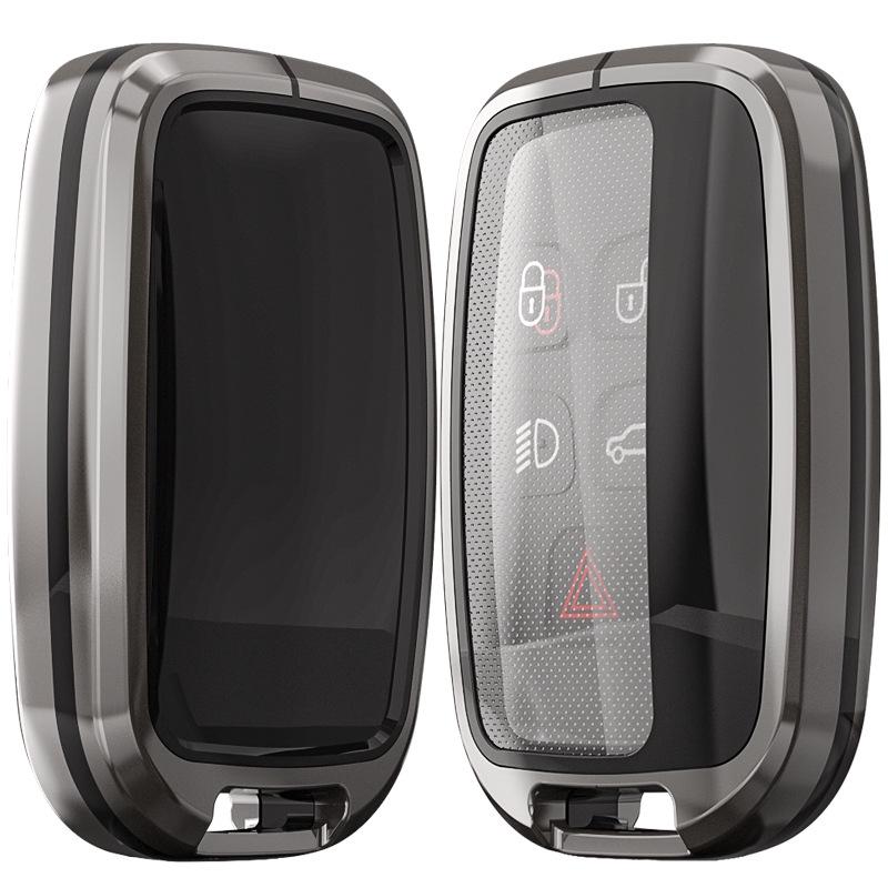 Compatible Land Rover Key Case for Range Rover Sport, Velar, Evoque, Discovery 4, Freelander 5
