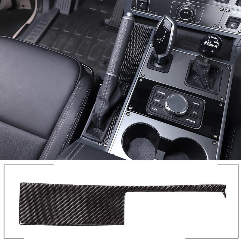 Soft Carbon Fiber For INEOS Grenadier 2020-2025 Interior Kit Dashboard Console Gear Shift Panel Cover Decorative Stickers