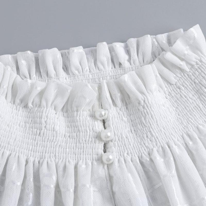 Victorian Ruffle Faux Collar Courtstyle Detachable Collar For Women Dresses Sweater Easy Wear Fashion Neck Accessory