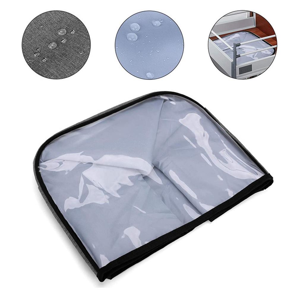 34*35.5*25cm Air Fryer Protective Cover Waterproof Oxford Cloth Oven Cover Bread Machine Cover Microwave Oven Cover Grey 430g