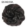 Women Hair Bun Ponytail Extension Wavy Curly Messy Chignon Hairpiece Scrunchie