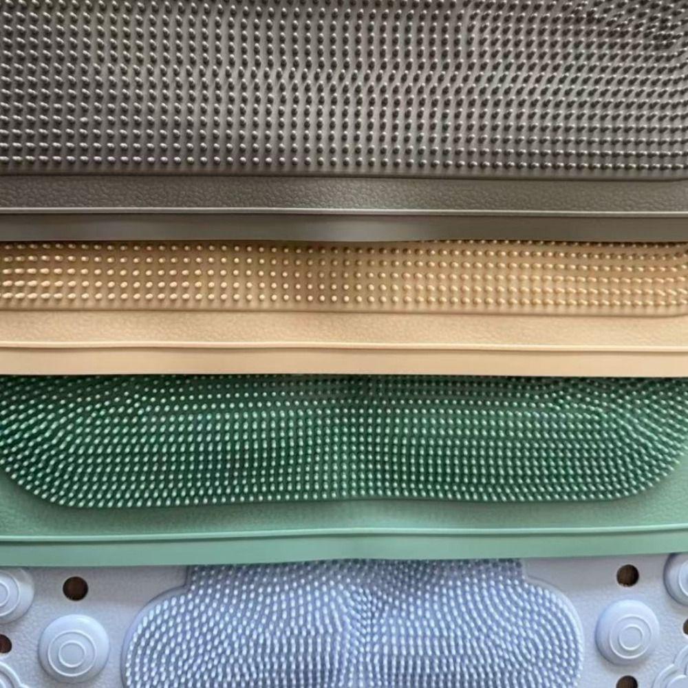 with Suction Cup Shower Mat with Drain Holes Bathroom Mat New Massage Shower Rug