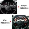 Aluminum Alloy Steering Wheel Paddle Extension Sticker Steering Wheel Shift Paddle For Kia Stinger 2018-2023, Kia Soul GT-Line Turbo 2020-2022(red)