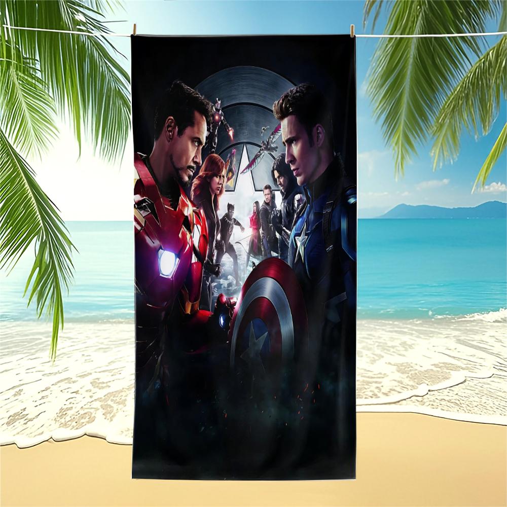 

Epic Avengers Movie Art Beach Towel Pool Towel Camping Towel,Soft Quick Dry for Swimming Camping Bathroom Outdoor Home W40*H60(CM)