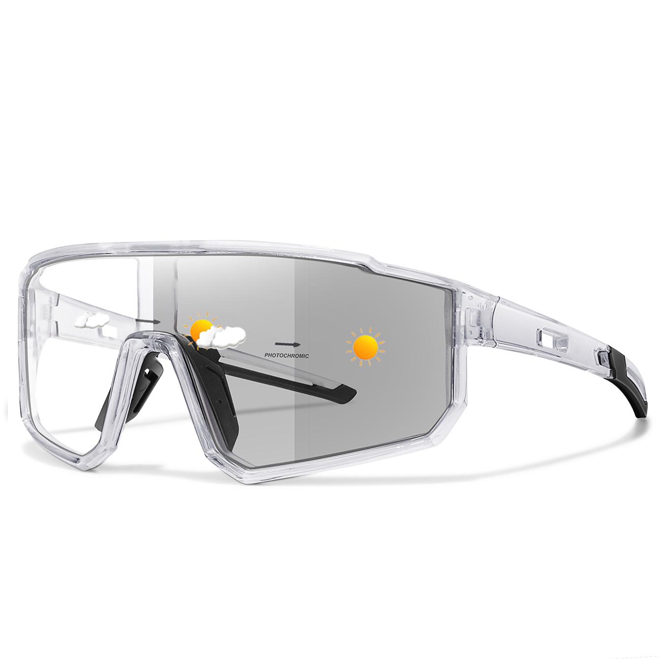 

Fashion Sports Photochromic Sunglasses Men Women Cycling Bicycle Road Windproof Eyewear Unisex Hiking Camping Driving Glasses
