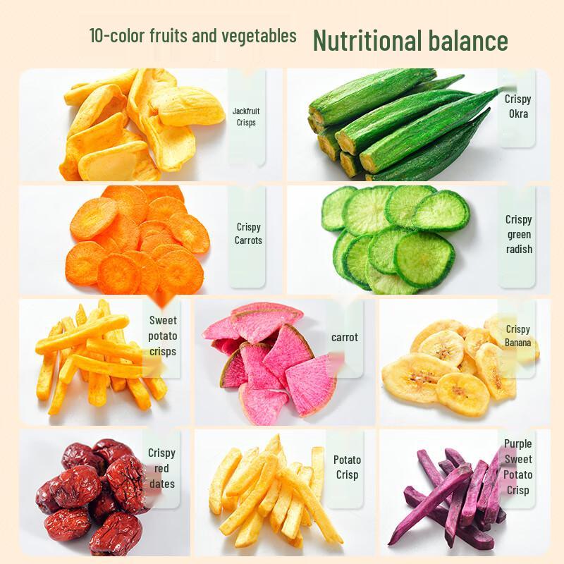 Mixed Fruit and Vegetable Crisps