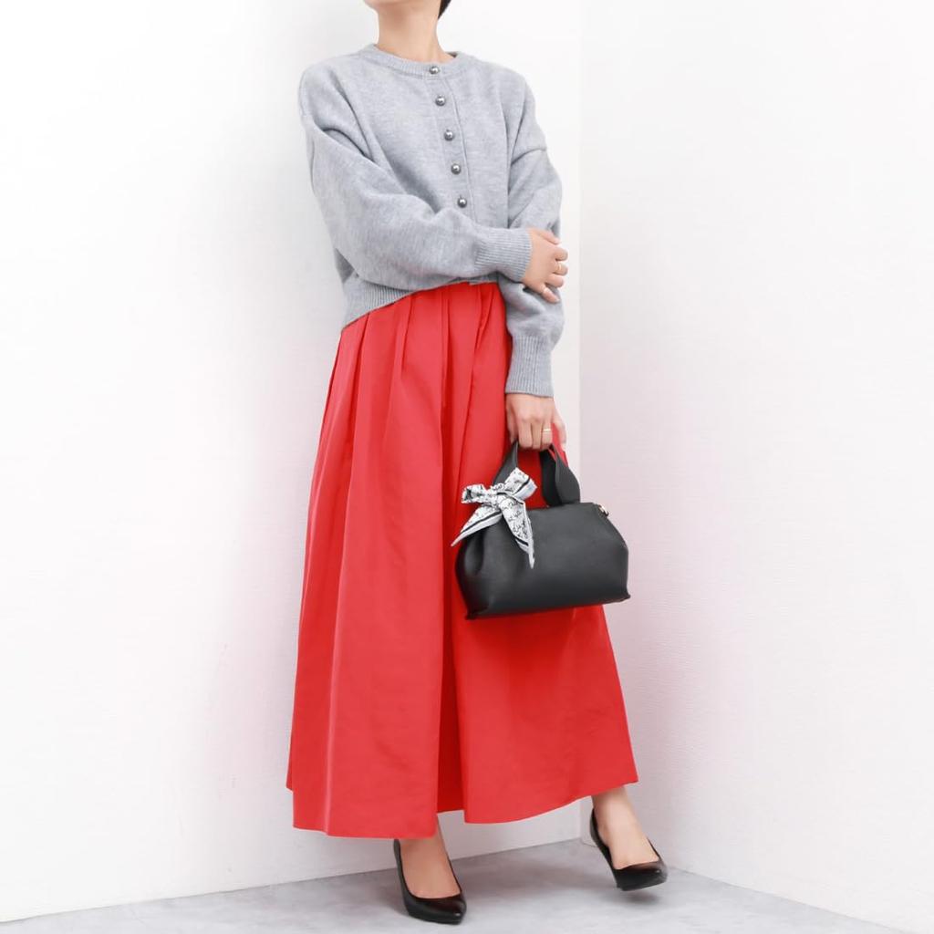 Round Mini Shoulder Bag with Scarf