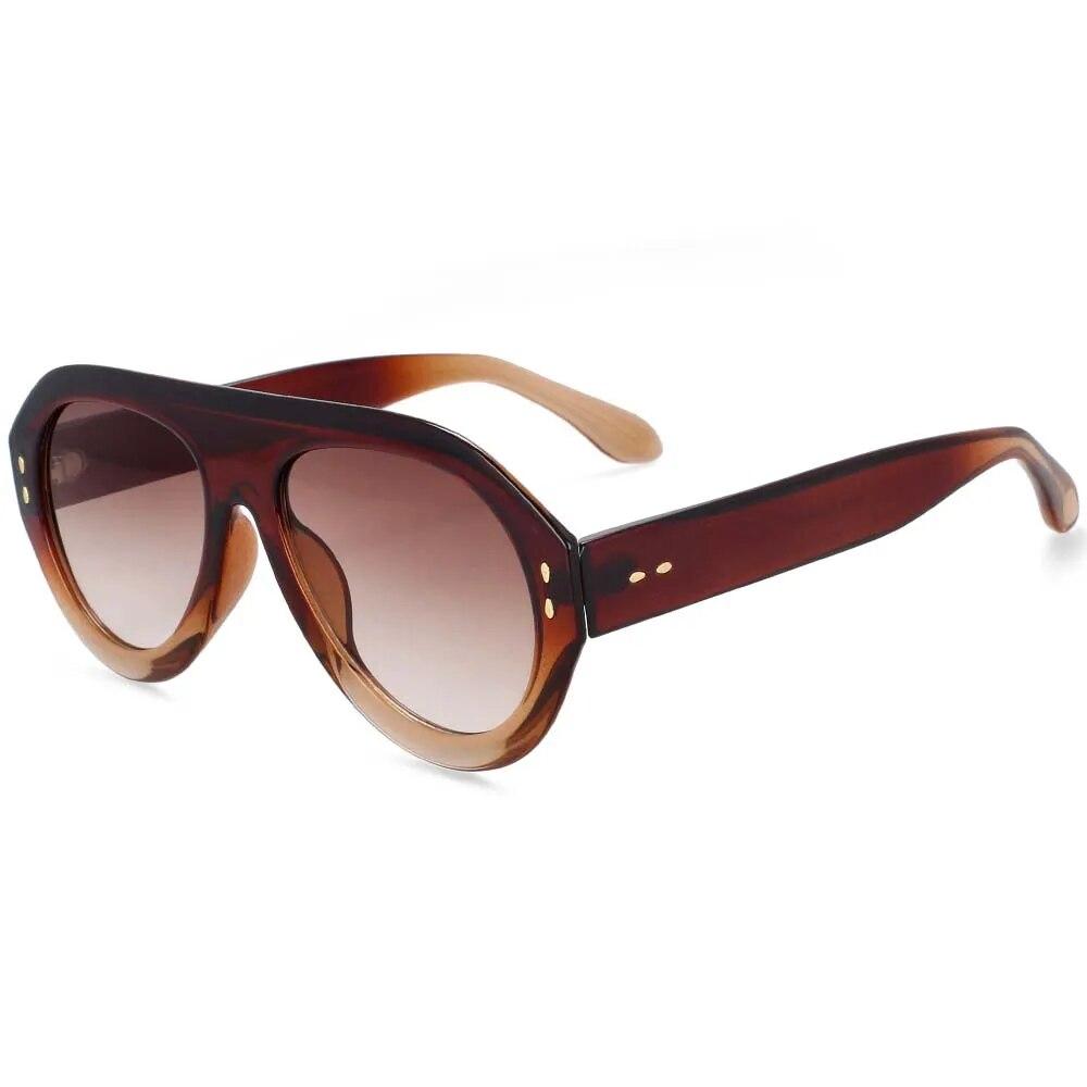 Oversized Sunglasses Fashion Women Brand Goggle Shades Uv400 Vintage Glasses