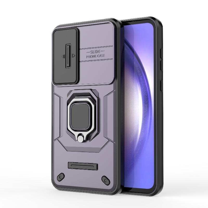 Slide Camera Lens Protector Armor Case For Samsung Galaxy A14 A15 A24 A25 A34 A35 A54 A55  Military Grade Bumpers Ring Cover