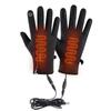 Winter beheizte Fahrradhandschuhe Thermisch Wasserdicht Outdoor Sport Laufen Fahrrad Skihandschuhe Für Camping Wandern Motorradhandschuhe