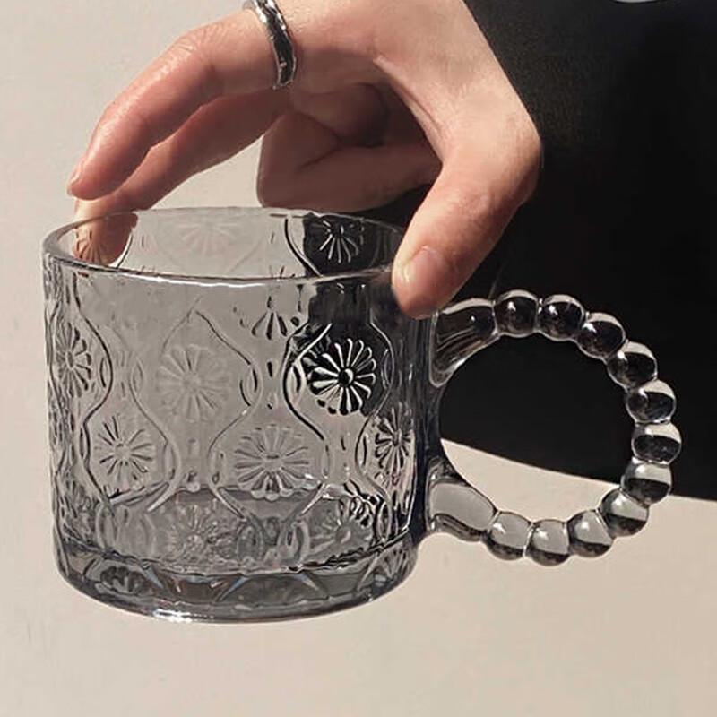 Hua Qingge Dazzling Hammered Glass Couple Cups