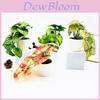 Simulation Epipremnum Aureum Potted Artificial Faux Plant For Photography And Home Styling