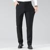 FAPAI Men's High-Elastic Fleece-Lined Straight-Leg Dress Pants