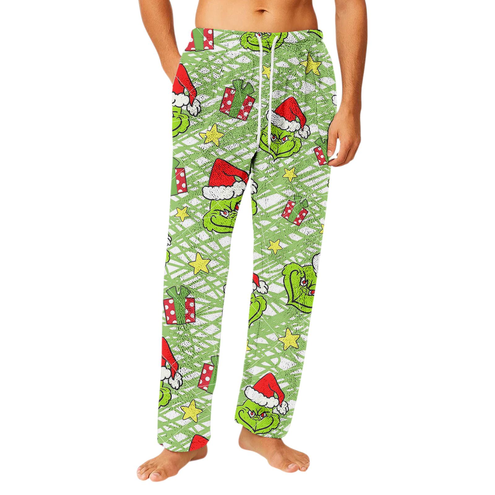 

Мужские фланелевые брюки с карманами на кулиске, домашняя одежда, штаны для сна L