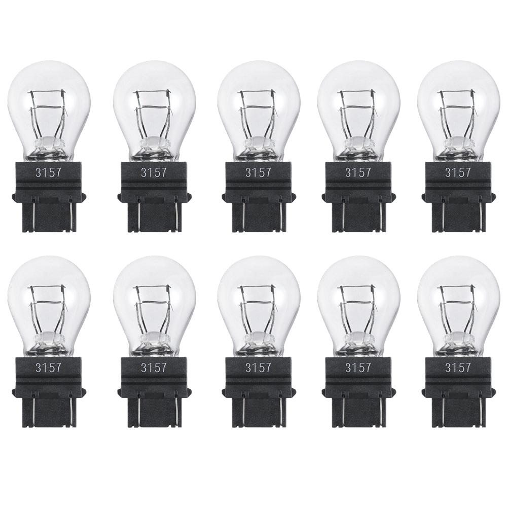 10pcs Universal 3157 Bright Light Bulbs Taillight Brake Lights Reverse Rear Stop Turn Signal Lamp Bulb For Car/Truck/MotorbikeTurn Signal 2
