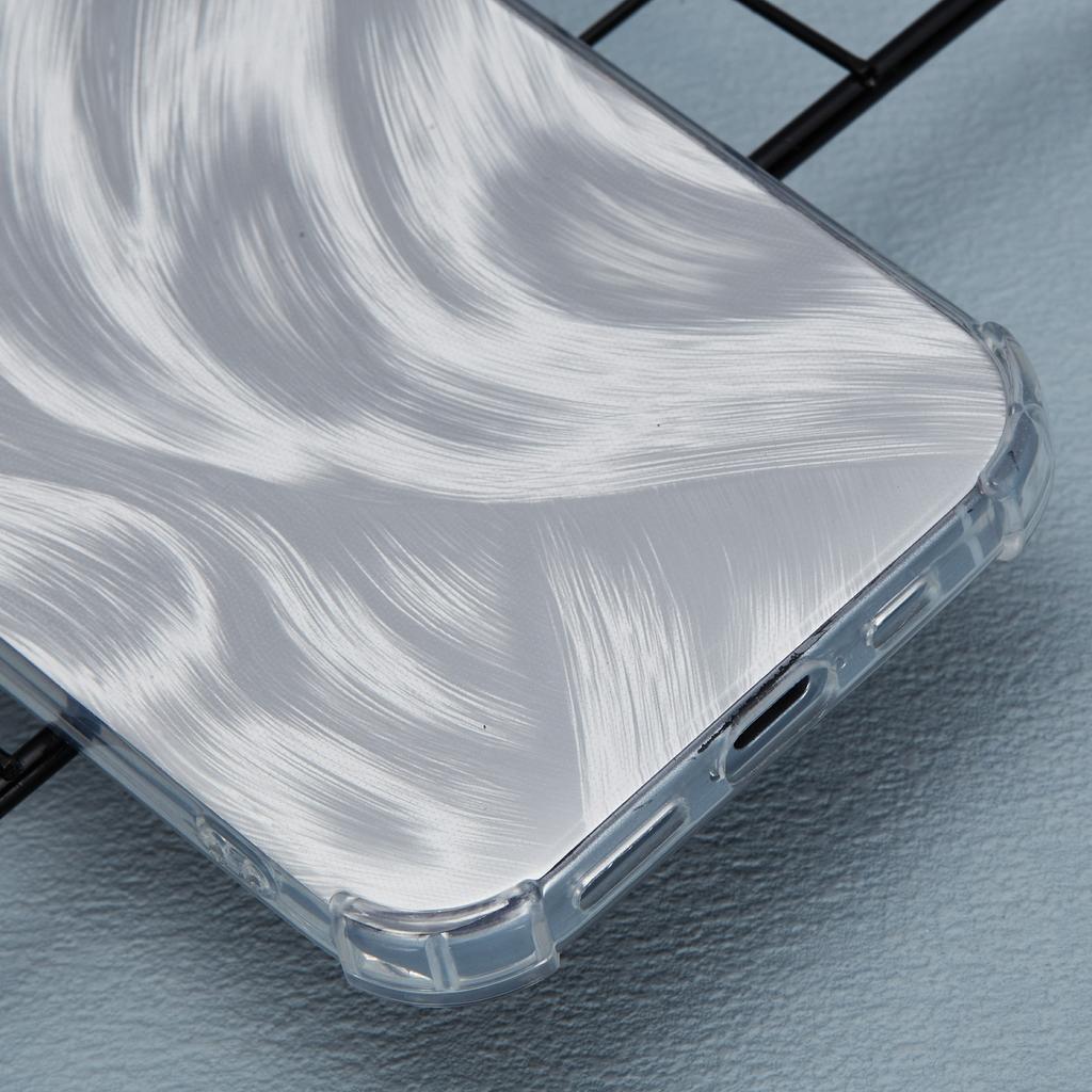 For iPhone 15 Shockproof Case Soft TPU Phone Cover with Card Paper