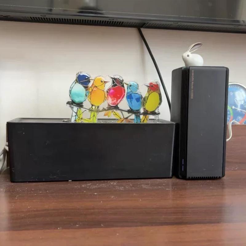 Cute Colorful Bird Pendant Acrylic Car Pendant Garden Garden Decoration Pendants