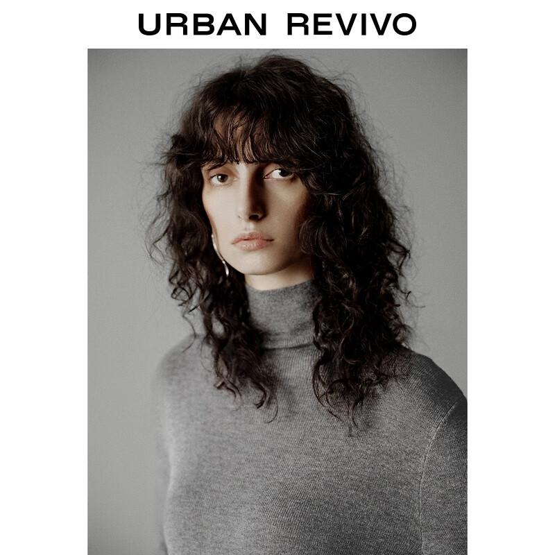 UR Damen UWB950007 Stricktop mit Stehkragen und Slim Fit