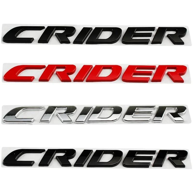 MPC4 Honda CRIDER 3D Metal Car Stickers 20cm Side Fender Badge Styling Logo Emblem Decals Rear Trunk Accessories for 2011 2023 2025 M