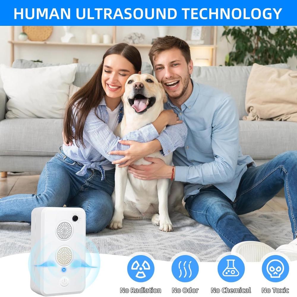 Ultrasonic Bat Repellent Devices for Attic Bat Deterrent Devices Keep Away Bats,Rechargeable Bats Repellents Indoor Outdoor Friendly To Human and Pet
