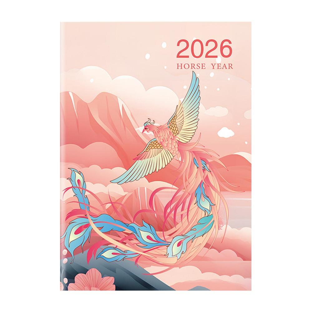 A4 2026 Schedules Notebook Work Efficiency 24 Sheets Agenda Planner Learning Plan Life Check-in 2026 Calendar Planner Office