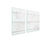 GLASPLATTE und SCHNEIDEBRETT 100x52 HOLZ