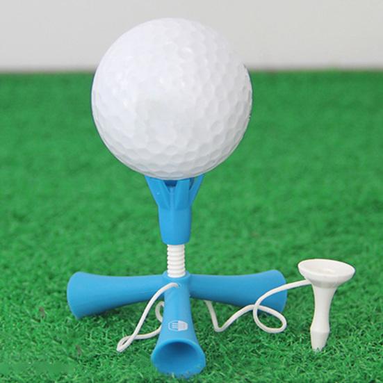 Portable Golf Tee Adjustable ABS Anti-flying Tripod Golf Tee for Training