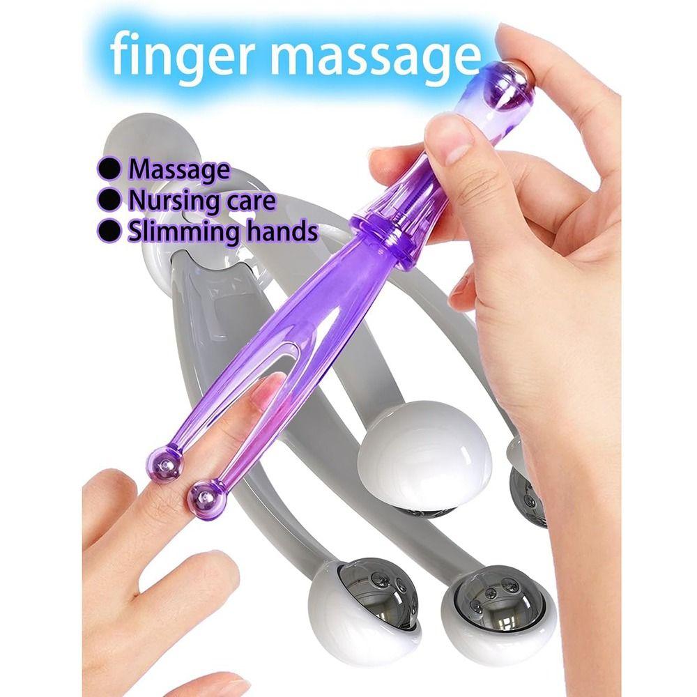 Rolling Steel Ball Finger Care Tools Comfortable Grip Hand Massage Roller Tool  Women