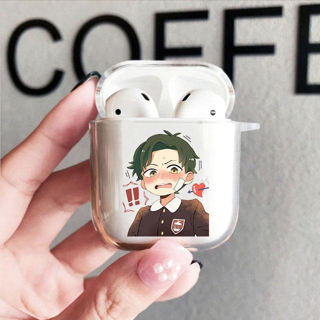 Anime SPY×FAMILY Hülle für Airpods 1 2 3 Pro Airpod Pro 2nd Kawaii Anya Schutzhülle Niedliche Cartoon Box Air Pod Cover Funda
