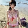 Sexy Little Fresh Girl Bikini Sweet Cute Wind 1011 Seaside Vacation Triangular Split Student Swimsuit