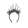 Party Decoration Christmas New Year Headpiece Star/Crown Glitter Hair Hoop  New Year Dress Up
