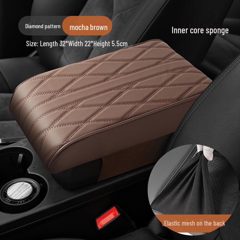 

Подлокотник автомобиля - утолщенная подушка подлокотника из пеноматериала с эффектом памяти для универсальной центральной консоли, повышающая подлокотник