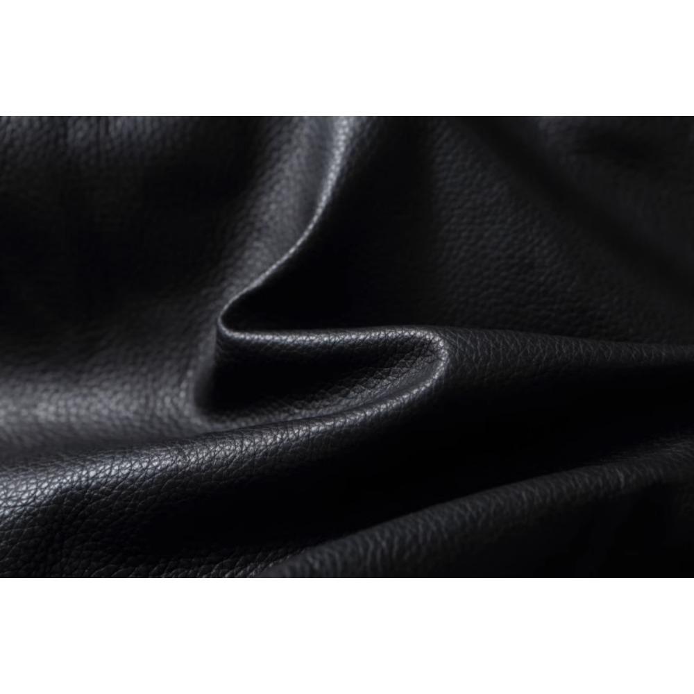 Chinesische Größe Schwarze Rindsleder-echte Lederjacke Herren Motorradjacken Weiche Bomberjacke Reiten Bikerkleidung Herren Lederjacke Herbstmantel