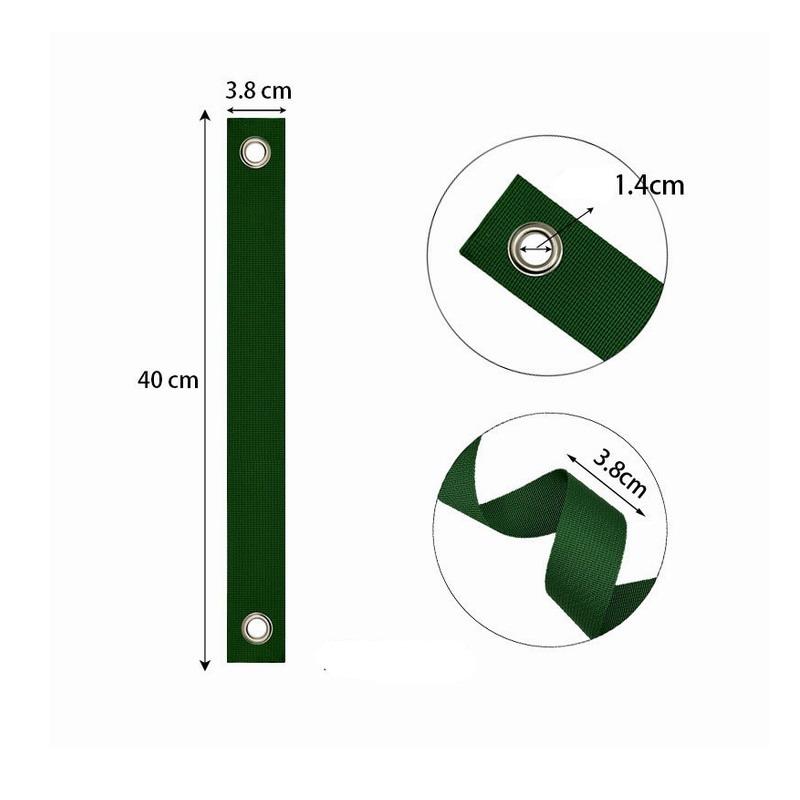 5/10Pcs Wear Resistant Nylon Tree Support Straps With Reinforced Metal Grommets For Gardening Tree Stabilization Staking