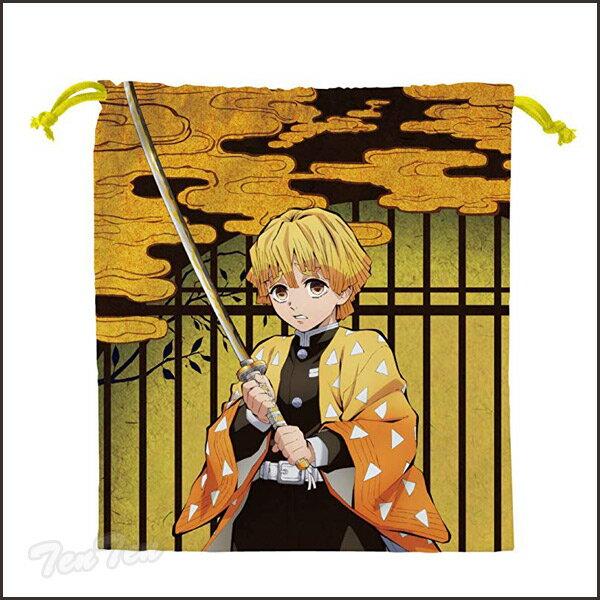 Entry shopping marathon gives P12 times Demon Slayer drawstring pouch Agatsuma Zenitsu. Immediate delivery. goods bag Corps.