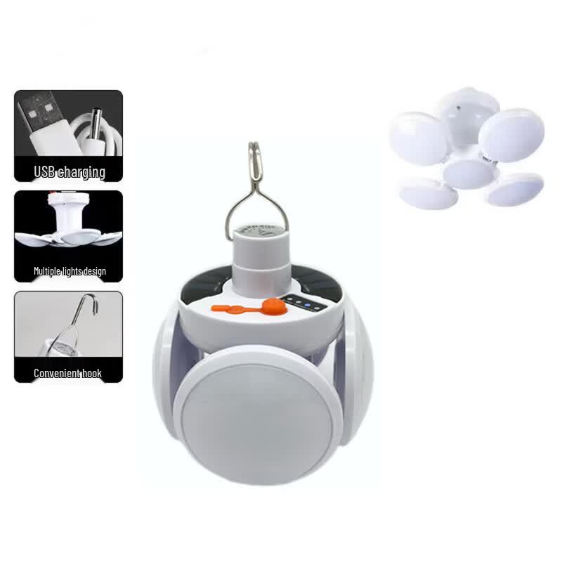 Rechargeable Solar Football Camping Lantern