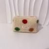 Japan and South Korea Plush Cosmetic Bag Cute Bear Portable Storage Toiletry Bag Girl Large-capacity Embroidered Bag