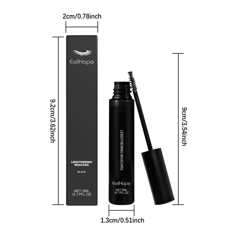 Lengthening Mascara Volumizing Curling Proof for Sensitive Waterproof Sweat-Proof Fast Dry Defining Long Lasting Natural Mascara