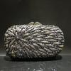 New design clutch evening bags  designer women purse soiree pochette Rhinestones crystal party clutch bags wedding